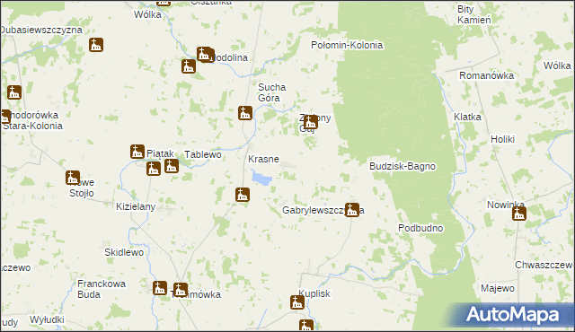 mapa Cieśnisk Wielki, Cieśnisk Wielki na mapie Targeo