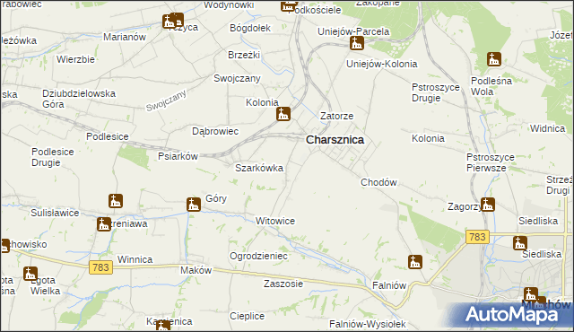 mapa Ciszowice, Ciszowice na mapie Targeo