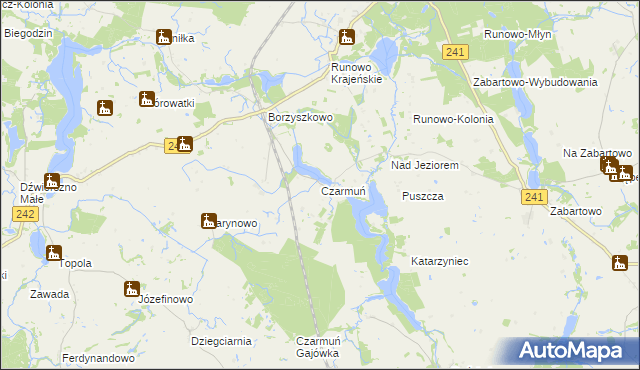 mapa Czarmuń, Czarmuń na mapie Targeo