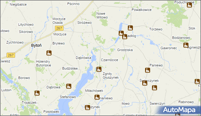 mapa Czarnocice, Czarnocice na mapie Targeo