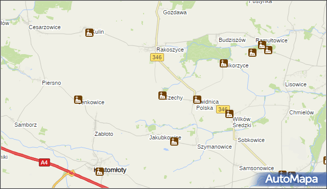 mapa Czechy gmina Kostomłoty, Czechy gmina Kostomłoty na mapie Targeo