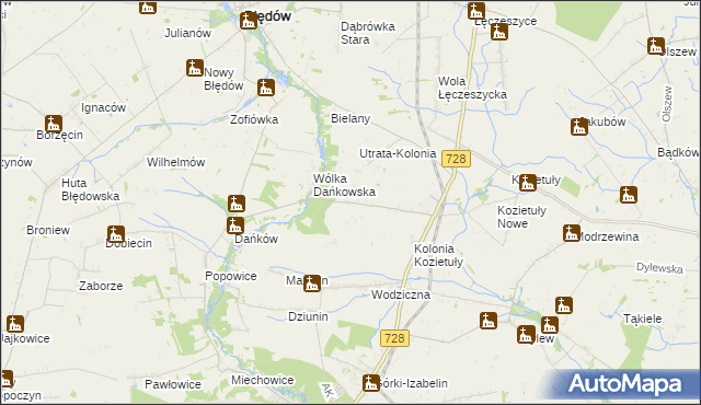 mapa Dalboszek, Dalboszek na mapie Targeo