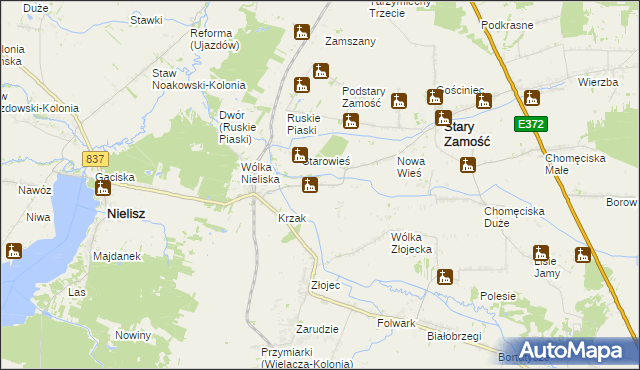 mapa Deszkowice-Kolonia, Deszkowice-Kolonia na mapie Targeo