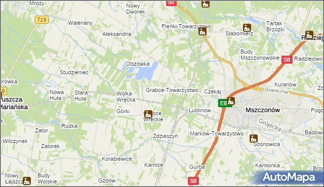 mapa Długowizna, Długowizna na mapie Targeo