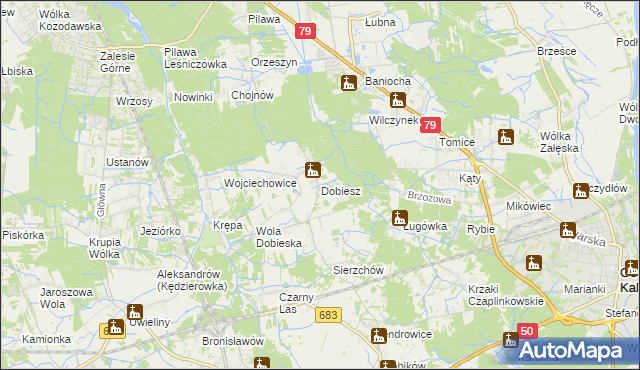 mapa Dobiesz, Dobiesz na mapie Targeo