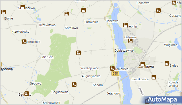 mapa Dobieszewiczki, Dobieszewiczki na mapie Targeo