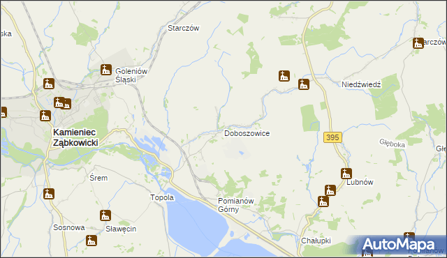 mapa Doboszowice, Doboszowice na mapie Targeo