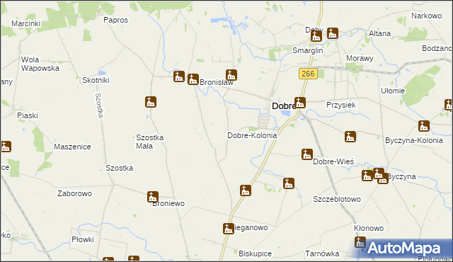 mapa Dobre-Kolonia, Dobre-Kolonia na mapie Targeo