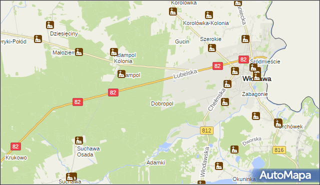 mapa Dobropol, Dobropol na mapie Targeo