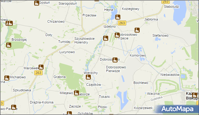 mapa Dobrosołowo, Dobrosołowo na mapie Targeo