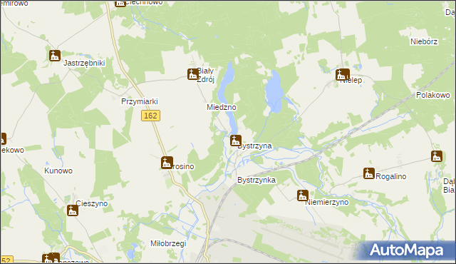 mapa Dobrowola gmina Świdwin, Dobrowola gmina Świdwin na mapie Targeo