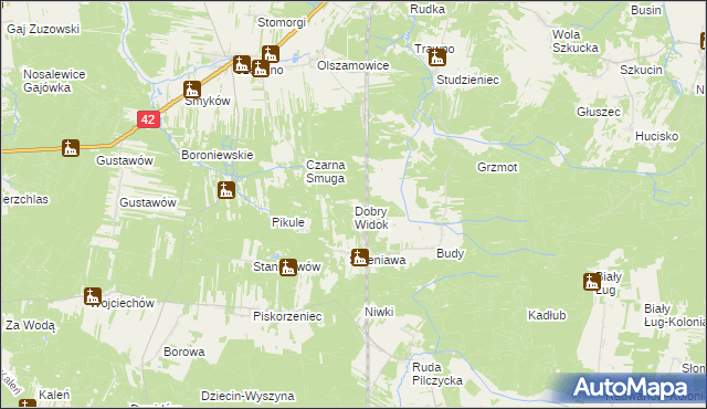 mapa Dobry Widok, Dobry Widok na mapie Targeo
