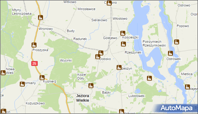 mapa Dobsko, Dobsko na mapie Targeo