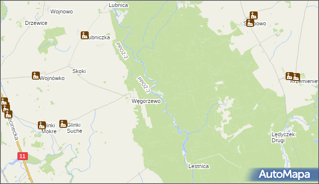 mapa Domyśl, Domyśl na mapie Targeo