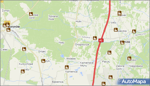 mapa Drogobycza, Drogobycza na mapie Targeo