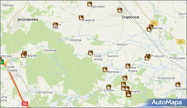 mapa Duża Wólka, Duża Wólka na mapie Targeo