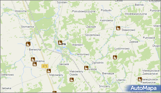 mapa Dworzysk gmina Sidra, Dworzysk gmina Sidra na mapie Targeo