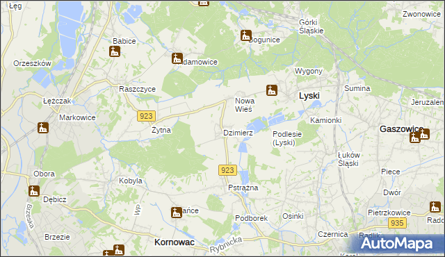 mapa Dzimierz, Dzimierz na mapie Targeo