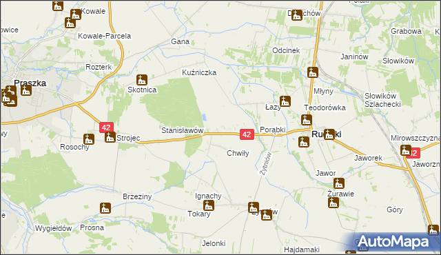 mapa Faustianka, Faustianka na mapie Targeo