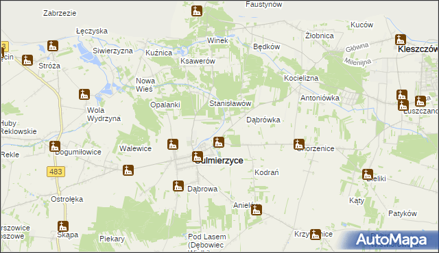 mapa Filipowizna, Filipowizna na mapie Targeo
