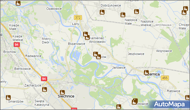 mapa Gajków, Gajków na mapie Targeo