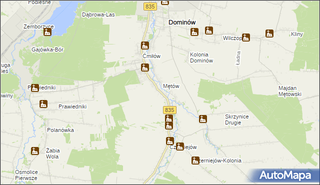 mapa Głuszczyzna gmina Głusk, Głuszczyzna gmina Głusk na mapie Targeo