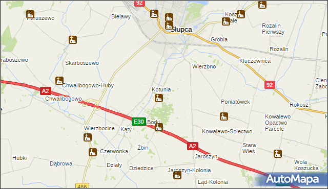 mapa Gółkowo, Gółkowo na mapie Targeo