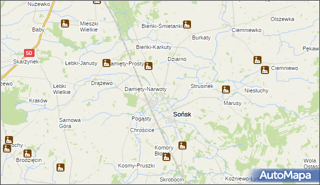 mapa Gołotczyzna, Gołotczyzna na mapie Targeo