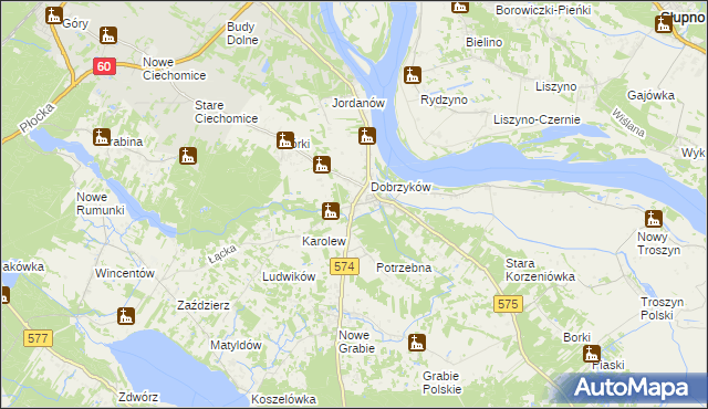 mapa Góry Małe, Góry Małe na mapie Targeo