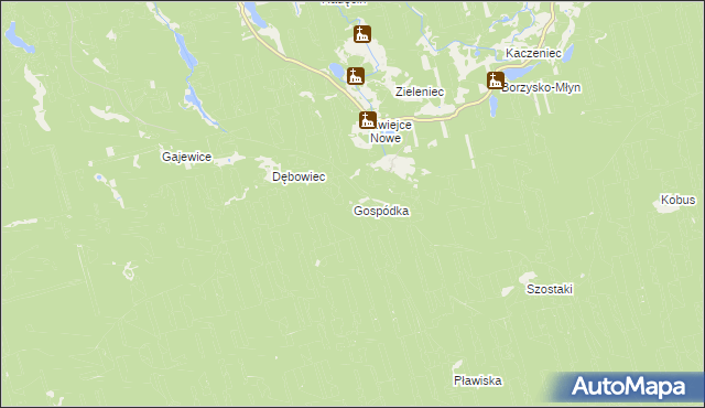 mapa Gospódka, Gospódka na mapie Targeo