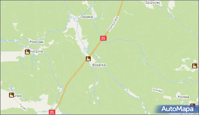 mapa Grądki Dolne, Grądki Dolne na mapie Targeo