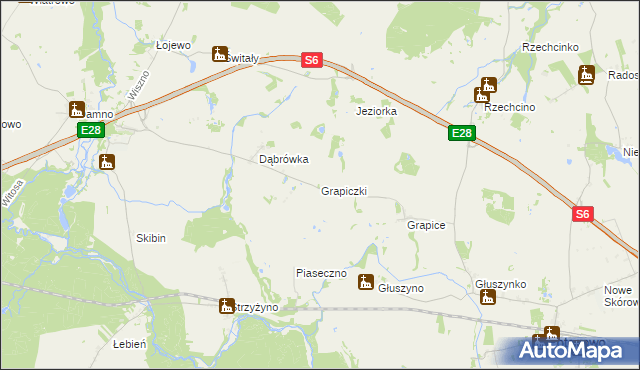 mapa Grapiczki, Grapiczki na mapie Targeo