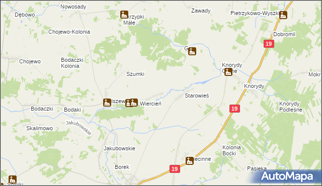 mapa Hawryłki, Hawryłki na mapie Targeo