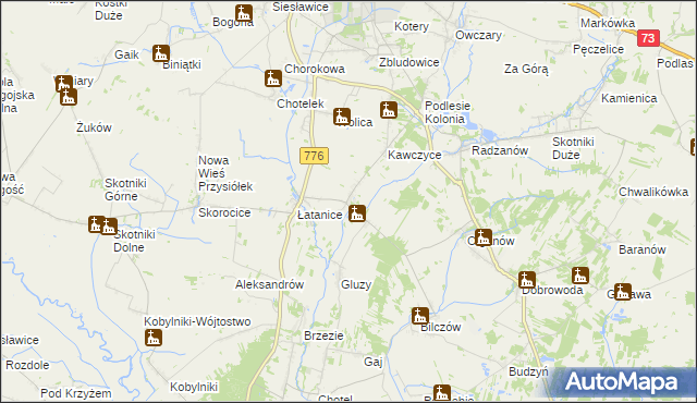 mapa Hołudza, Hołudza na mapie Targeo