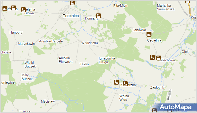 mapa Ignacówka Druga, Ignacówka Druga na mapie Targeo