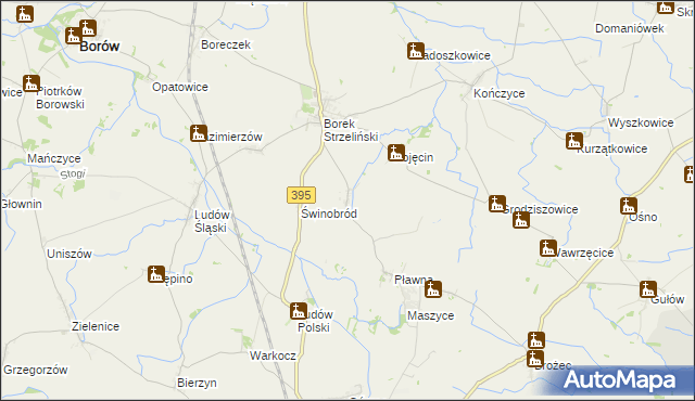 mapa Jaksin, Jaksin na mapie Targeo