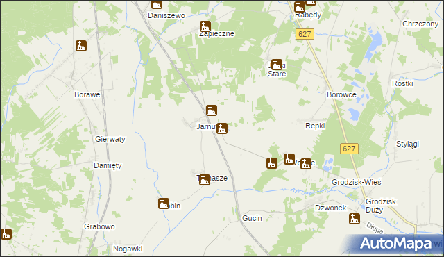 mapa Janki Młode, Janki Młode na mapie Targeo