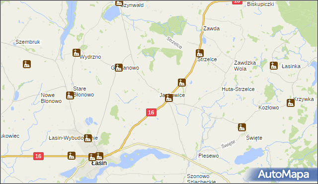 mapa Jankowice gmina Łasin, Jankowice gmina Łasin na mapie Targeo