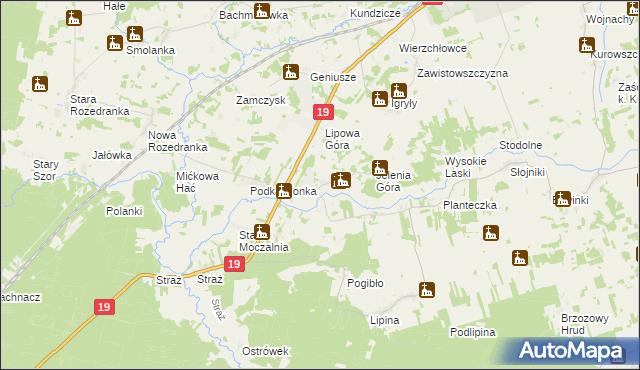 mapa Janowszczyzna, Janowszczyzna na mapie Targeo