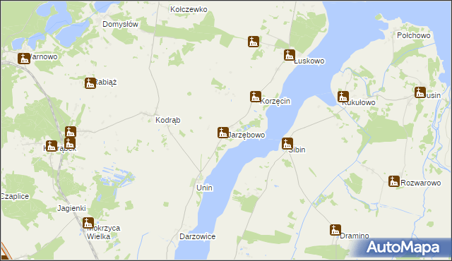 mapa Jarzębowo, Jarzębowo na mapie Targeo