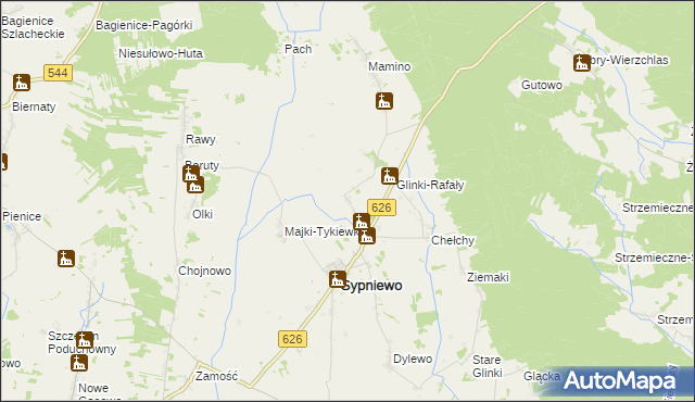 mapa Jarzyły, Jarzyły na mapie Targeo