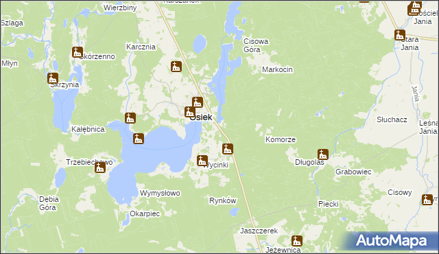 mapa Jaszczerz, Jaszczerz na mapie Targeo