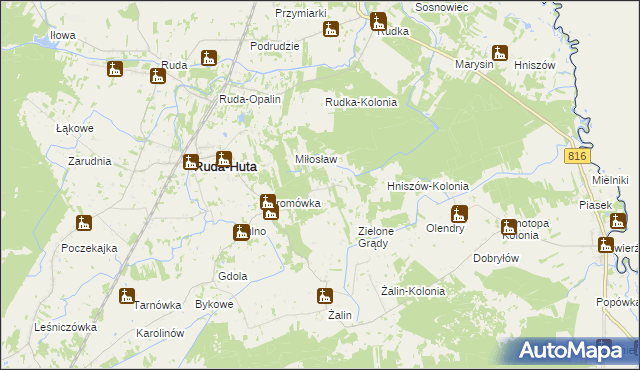 mapa Jazików, Jazików na mapie Targeo