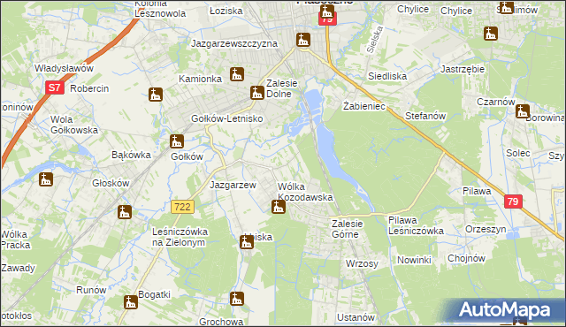 mapa Jesówka, Jesówka na mapie Targeo