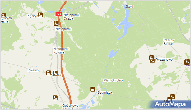 mapa Kaławka, Kaławka na mapie Targeo