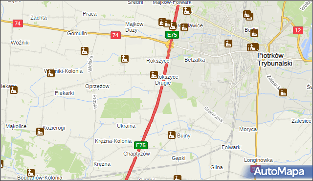 mapa Kargał-Las, Kargał-Las na mapie Targeo