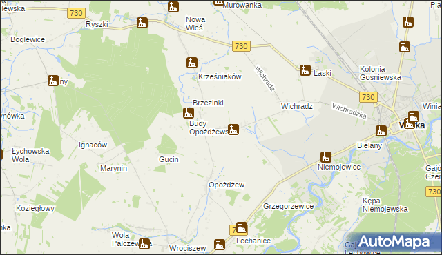 mapa Kazimierków, Kazimierków na mapie Targeo