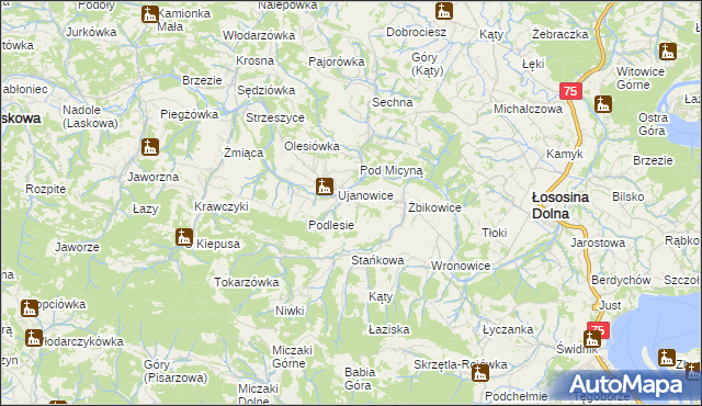 mapa Kobyłczyna, Kobyłczyna na mapie Targeo
