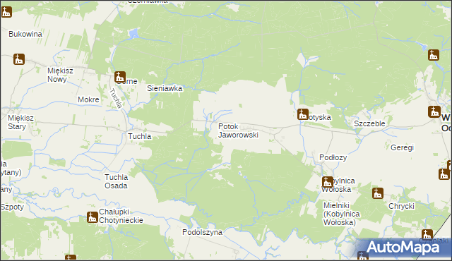 mapa Kobylnica Ruska, Kobylnica Ruska na mapie Targeo