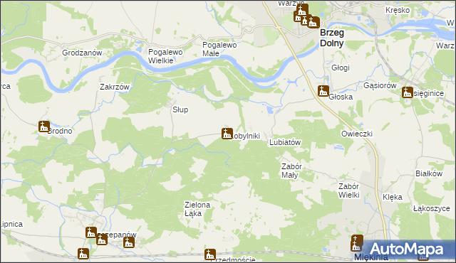 mapa Kobylniki gmina Środa Śląska, Kobylniki gmina Środa Śląska na mapie Targeo